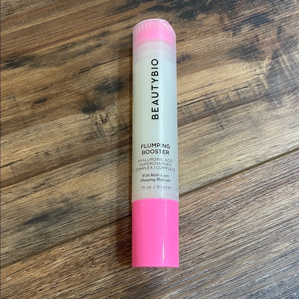 BeautyBio Plumping Booster Serum with Pink Cap